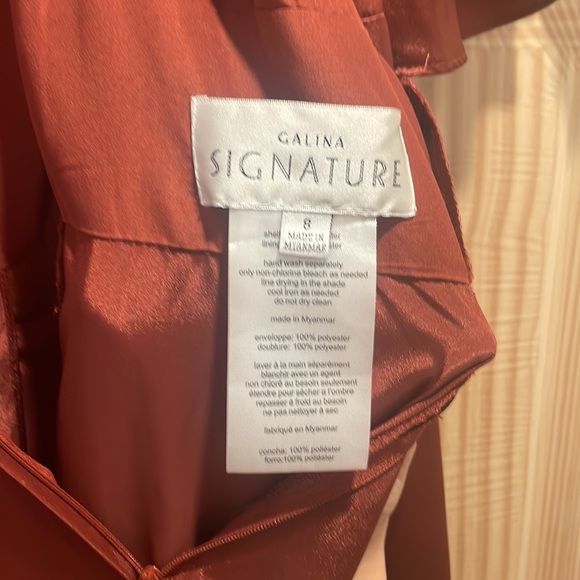 Davids Bridal Galina Signature Bridesmaid Dress - Picture 4 of 4